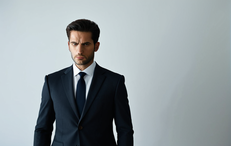 **Prompt: The Unyielding Intensity**
    A professional male actor, mid-shot, with an unyielding gaze and a powerful, contemplative expression. He is wearing a modest, dark, tailored business suit. The background is a minimalist, subtly lit studio with dramatic shadows highlighting his profound psychological depth. The atmosphere is serious and intense, conveying a raw magnetism. perfect anatomy, correct proportions, natural pose, well-formed hands, proper finger count, natural body proportions, fully clothed, modest clothing, appropriate attire, professional dress, safe for work, appropriate content, professional photography, high quality.