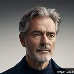 최민식과 류승룡의 연기 비교 - A close-up portrait of a seasoned actor embodying controlled subtlety in emotional expression, featu...